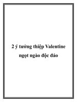 2 ý tưởng thiệp Valentine ngọt ngào độc đáo potx