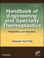 Handbook of Engineering and Speciality Thermoplastics pdf