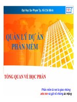 Quản lý dự án phần mềm potx