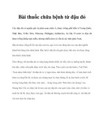 Bài thuốc chữa bệnh từ đậu đỏ pptx