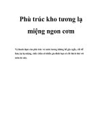 Phù trúc kho tương lạ miệng ngon cơm pot