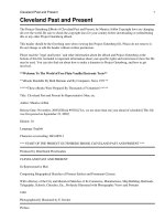 Cleveland Past and Present Its Representative Men, etc. ppt