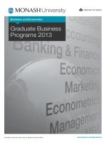 Business and Economics Graduate Business Programs 2013 pot
