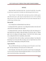 Luận văn: XÂY DỰNG QUY TRÌNH TỔNG HỢP ETHOSUXIMIDE ppt