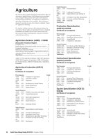 Agriculture Science (AGRI) 010000 Associate of Science Degree pptx