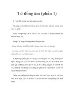 Từ đồng âm (phần 1) docx