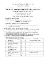 đề thi tốt nghiệp cao đẳng nghề-kỹ thuật chế biến món ăn-môn thi thực hành nghề mã đề thi ktcbma – th (32)