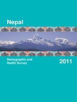 Demographic and Health Survey 2011: Nepal ppt