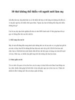 10 thứ không thể thiếu với người mới làm mẹ docx