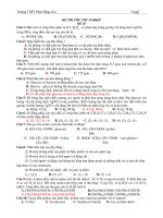 Đề Thi Tốt Nghiệp Hóa 2013 - Phần 1 - Đề 9 ppt