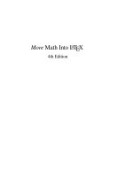 More Math Into LATEX 4th Edition docx