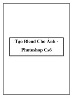 Tạo Blend Cho Ảnh Photoshop Cs6 pdf