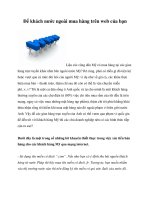 Để khách nước ngoài mua hàng trên web của bạn doc