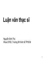 Bài luận văn giải quyết vấn đề thực tiễn _ Thạc sĩ Nguyễn Đình Thọ pot