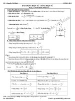 DAO ĐỘNG ĐIỆN TỪ - SÓNG ĐIỆN TỪ 