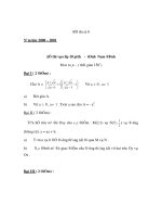 Đề Thi Thử Tuyển Sinh Lớp 10 Toán 2013 - Đề 25 pptx