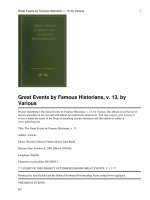 A History of AeronauticsThe Great Events by Famous Historians, v. 13 pptx