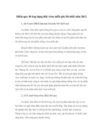 Điểm qua 10 ứng dụng diệt virus miễn phí tốt nhất năm 2012 pot