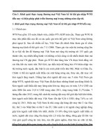 Bài tập môn kinh tế thương mại potx