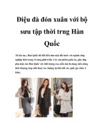 Điệu đà đón xuân với bộ sưu tập thời trng Hàn Quốc ppt