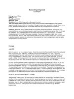 Reconciling Hollywood by Qthelights ppt