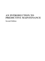AN INTRODUCTION TO PREDICTIVE MAINTENANCE Second Edition pdf