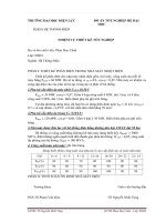 Đồ án tốt nghiệp -  Thiết kế phần điện trong nhà máy nhiệt điện