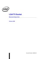 LGA775 SOCKET MECHANICAL DESIGN GUIDE ppt