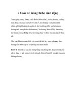 7 bước vẽ móng Boho sinh động doc
