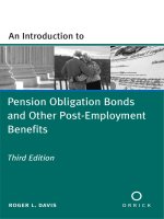 An Introduction to Pension Obligation Bonds and Other Post-Employment Benefits ppt