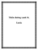 Thiên đường xanh St. Lucia docx