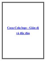 Coca-Cola logo - Giản dị và độc đáo pptx