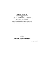 ANNUAL REPORT OF THE GREAT LAKES REGIONAL WATER USE DATABASE REPOSITORY REPRESENTING 2006 WATER USE DATA IN GALLONS docx