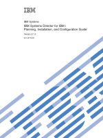 IBM Systems Director for IBM i Planning, Installation, and Configuration Guide Version 6.1.2 ppt