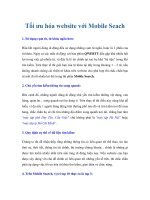 Tối ưu hóa website với Mobile Seach pot