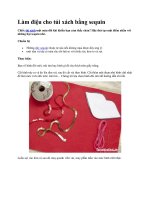 Làm điệu cho túi xách bằng sequin docx