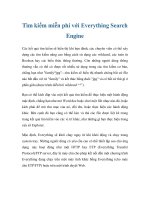 Tìm kiếm miễn phí với Everything Search Engine pptx