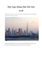 Một Ngày Khám Phá Thế Giới Arab potx