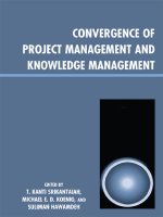 Convergence of Project Management and Knowledge Management pot