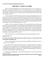 CHƯƠNG 1: TOÀN CẦU HÓA pot