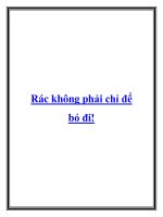 Rác không phải chỉ để bỏ đi potx