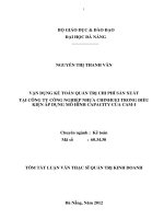 Luận văn: Vận dụng kế toán quản trị chi phí sản xuất tại công ty công nghiệp nhựa CHINHUEI trong điều kiện áp dụng mô hình CAPACITY của CAM -I ppt