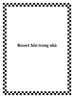 Resort bên trong nhà pot