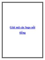 Giải mã các logo nổi tiếng potx