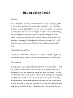 Đầu tư chứng khoán docx