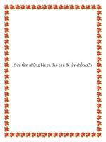 Sưu tầm một số bài ca giao xuất giá hay ppt