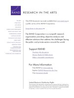 Arts and Culture in the Metropolis pot