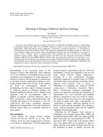 Patenting of Biological Material and Biotechnology