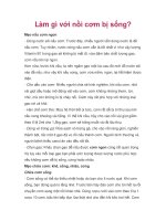 Làm gì với nồi cơm bị sống? potx