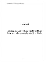 chuyên đề kỹ năng của luật sư trong các vụ án dân sự - thừa kế